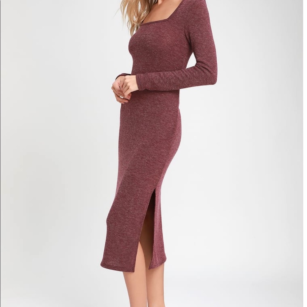 Lulus Midi sweater dress